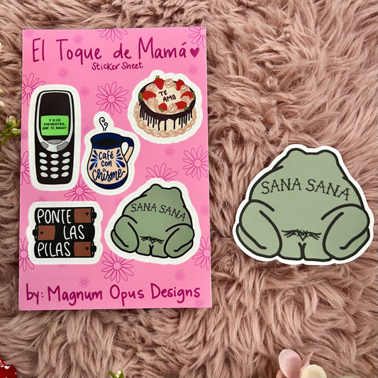 "Sana Sana, Colita De Rana" Sticker