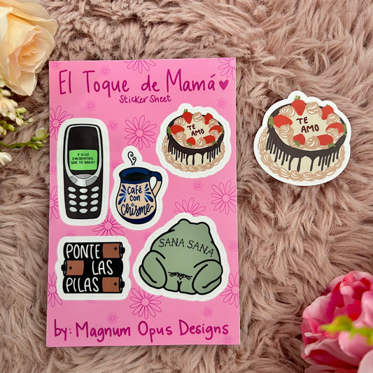 "Te Amo" Tres Leches Sticker