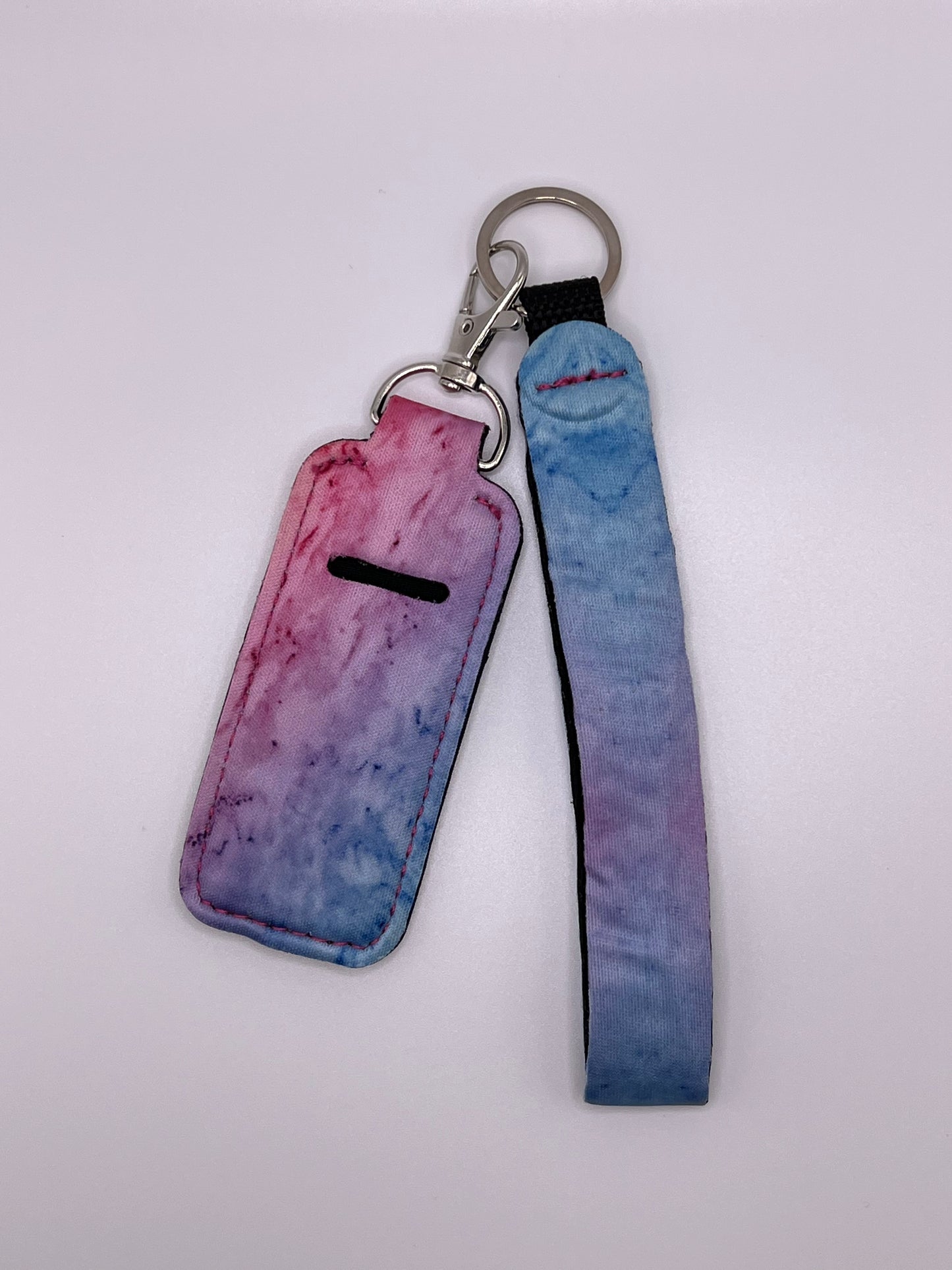 Keychain Wristlet and Lip Balm Holder