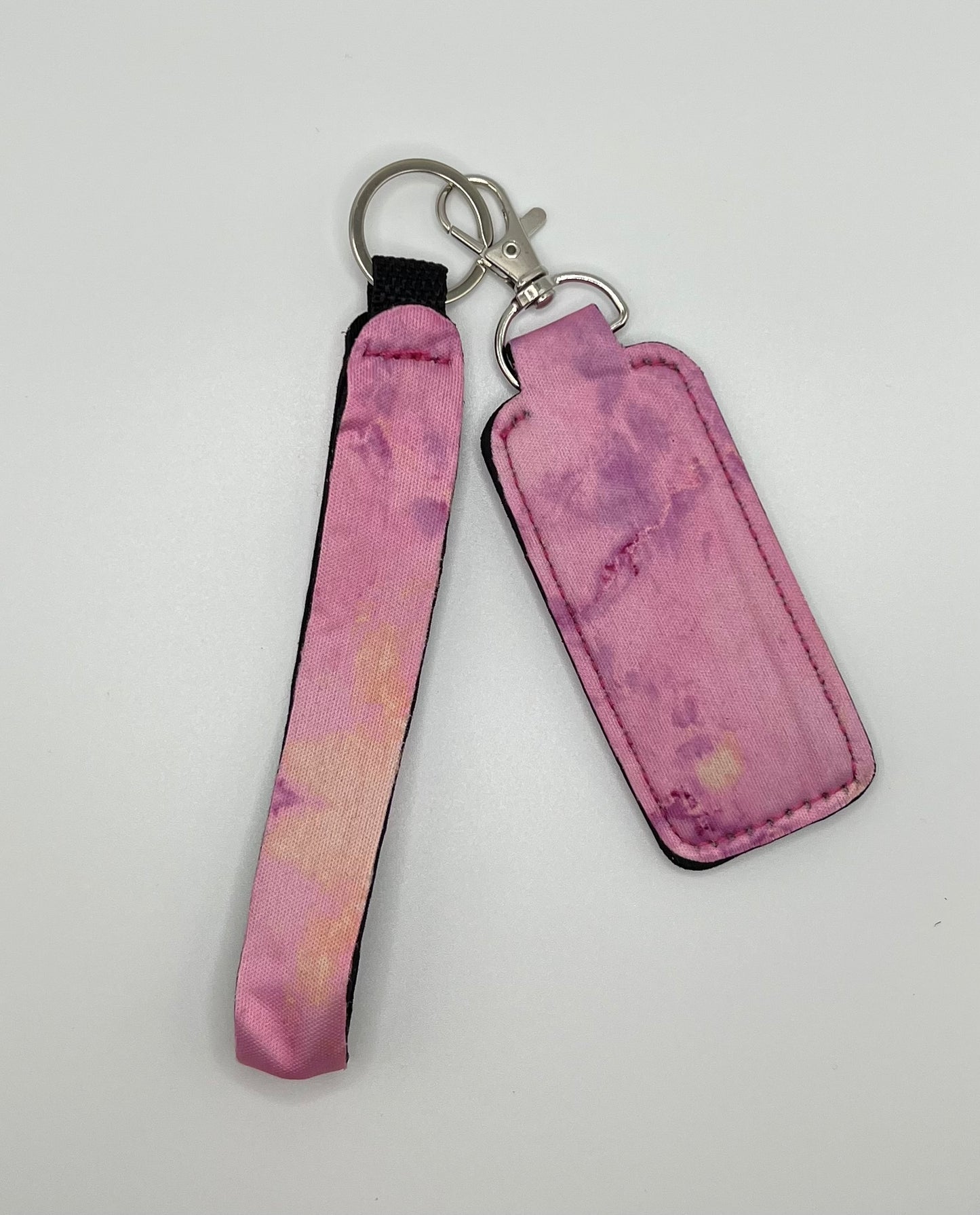 Keychain Wristlet and Lip Balm Holder