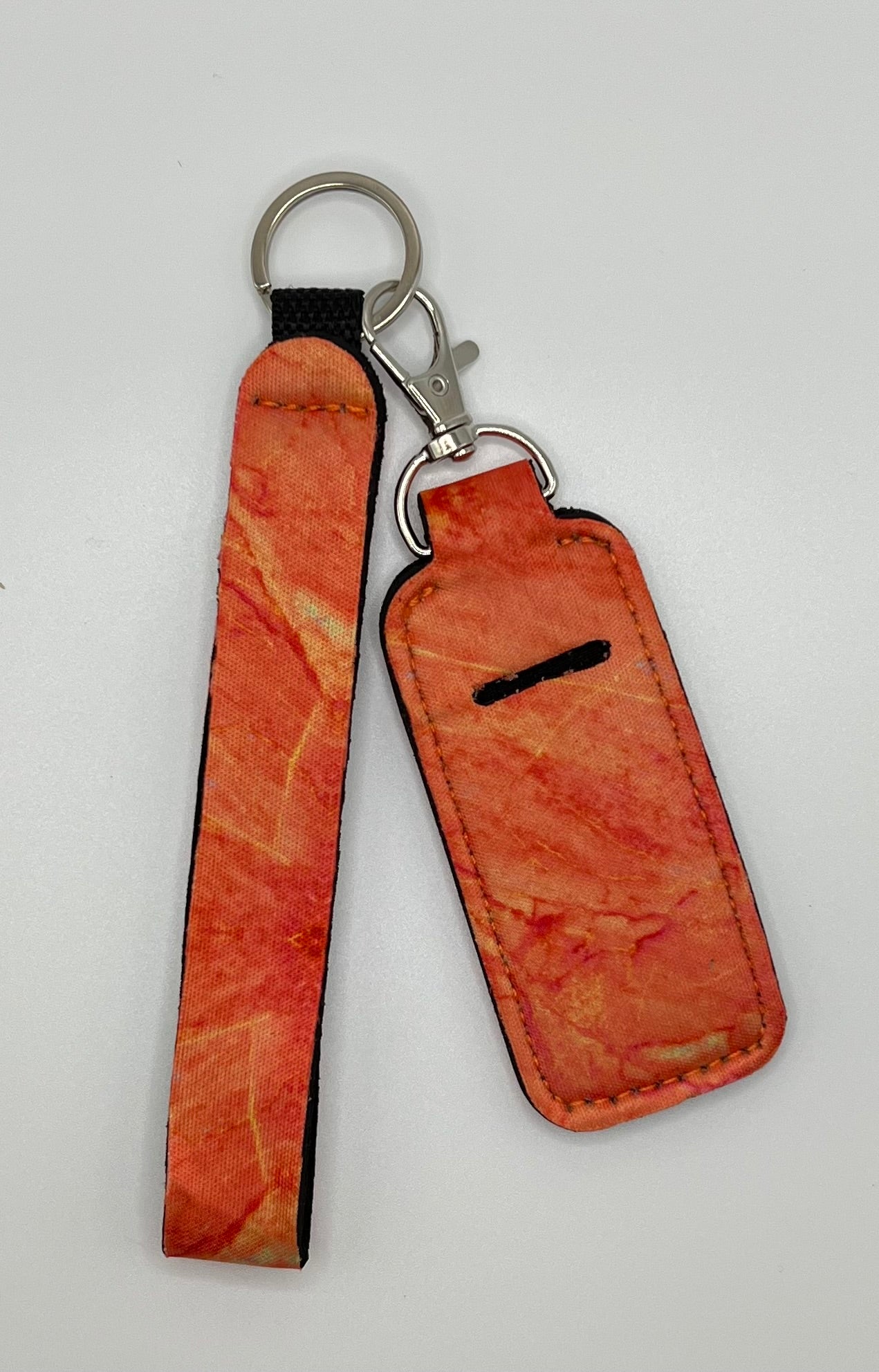 Keychain Wristlet and Lip Balm Holder