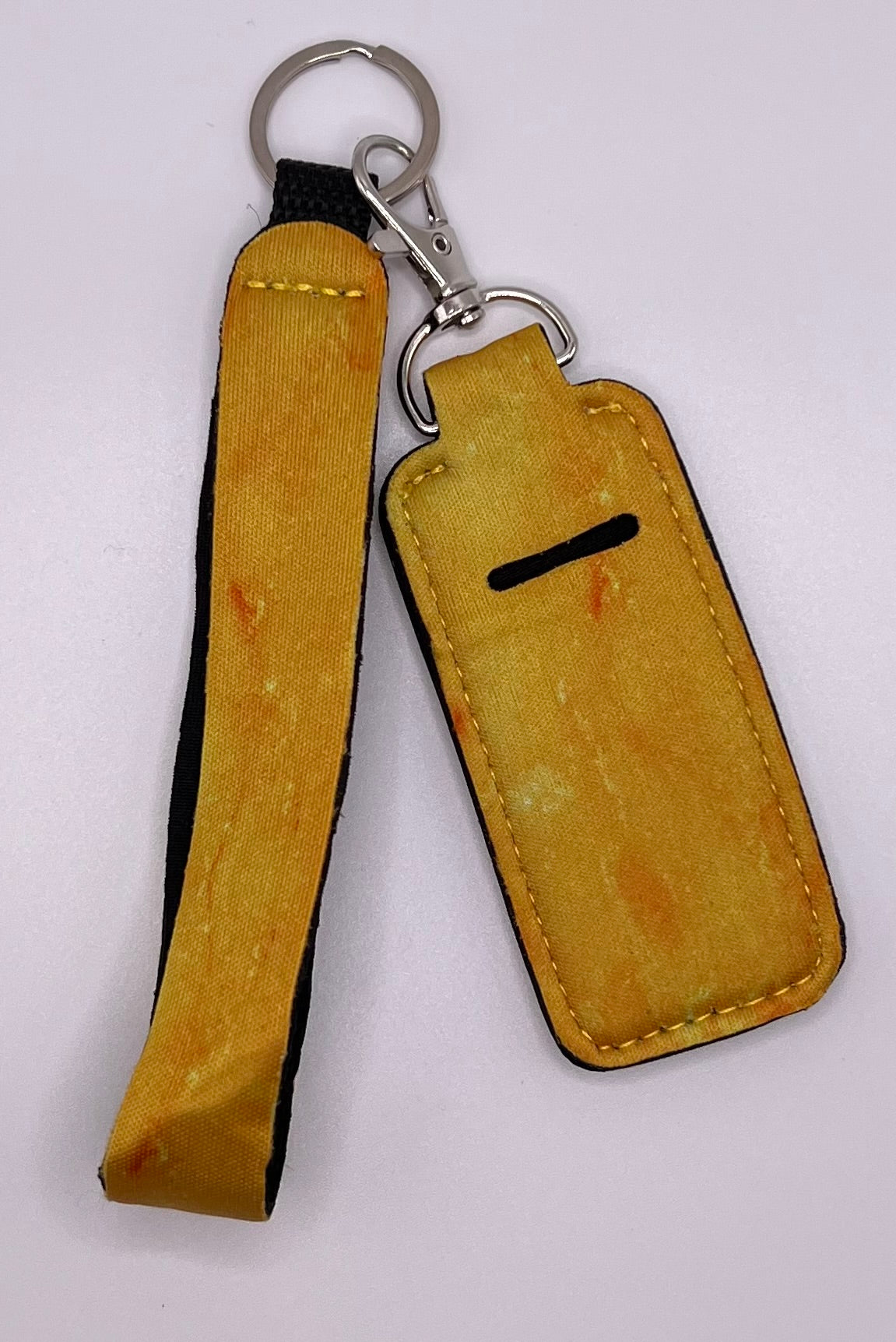 Keychain Wristlet and Lip Balm Holder