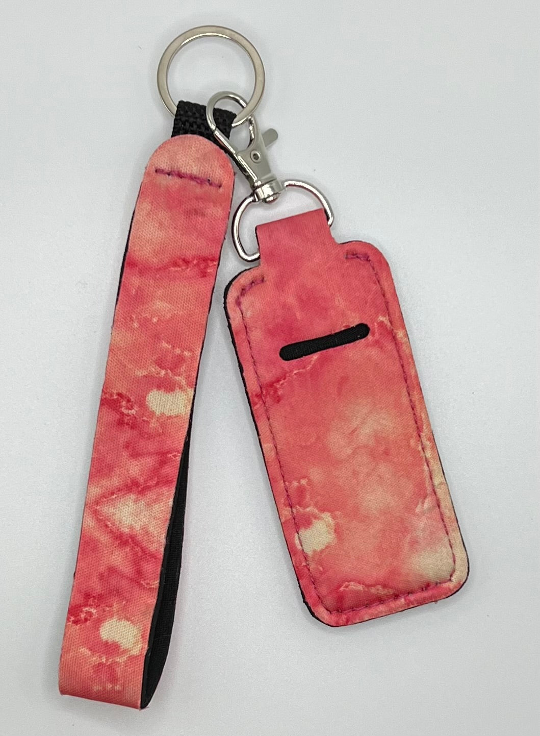 Keychain Wristlet and Lip Balm Holder