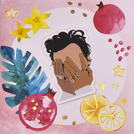 Harry Styles Hands Sticker